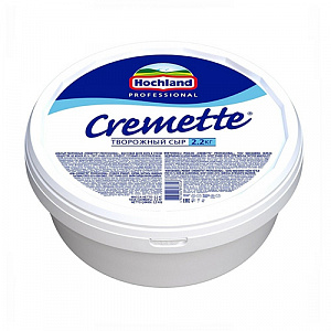 Сыр творожный Cremette Hochland, 2,2 кг